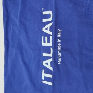 Italeau Large Storage Bag Blue 13"x 13" Drawstring Travel Dust Cover